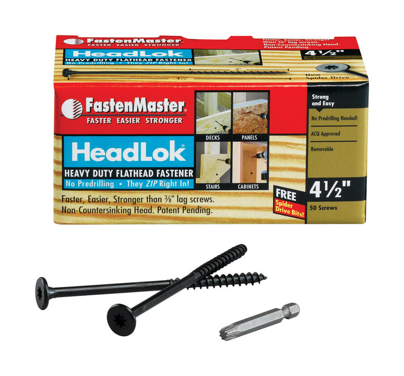 HEADLOK SCREW 4.5" 50 PK