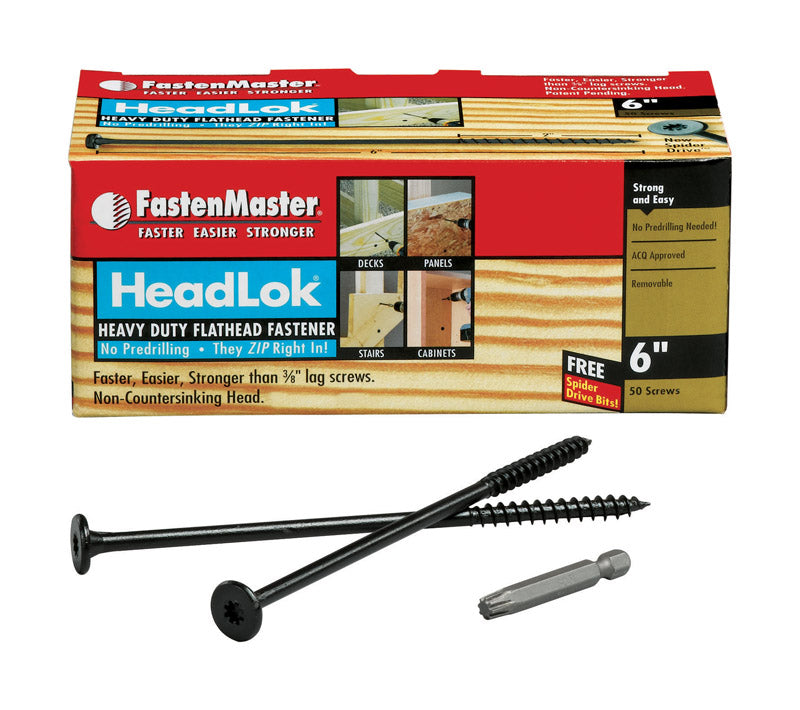 HEADLOK SCREW 6" 50 PK