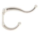 Ace 2-5/16 in. L Satin Nickel Silver Metal Small Coat and Hat Hook 2 pk