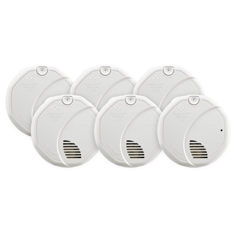 First Alert Hard-Wired w/Battery Back-up Ionization/Photoelectric Dual Sensor Smoke Detector