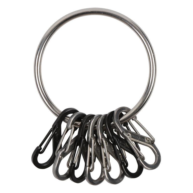Nite Ize BigRing 2 in. D Stainless Steel Silver Loop Key Ring