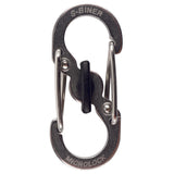Nite Ize MicroLock 1.8 in. D Stainless Steel Silver Carabiner Key Holder