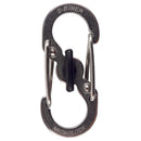 Nite Ize MicroLock 1.8 in. D Stainless Steel Silver Carabiner Key Holder