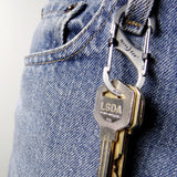 Nite Ize S-Biner SlideLock 1.85 in. D Stainless Steel Silver Carabiner Key Chain