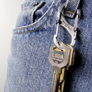 Nite Ize S-Biner SlideLock 1.85 in. D Stainless Steel Silver Carabiner Key Chain