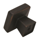 Amerock Blackrock Square Cabinet Knob 1-3/16 in. D 1-1/16 in. Oil Rubbed Bronze 1 pk