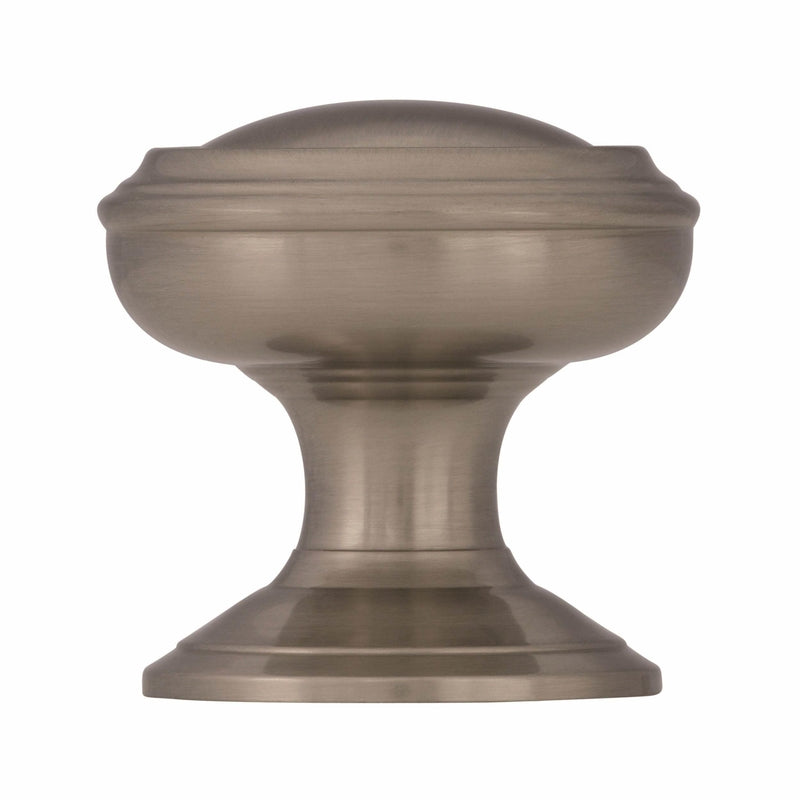 Amerock Revitalize Round Cabinet Knob 1-1/4 in. D 1-1/4 in. Satin Nickel 1 pk