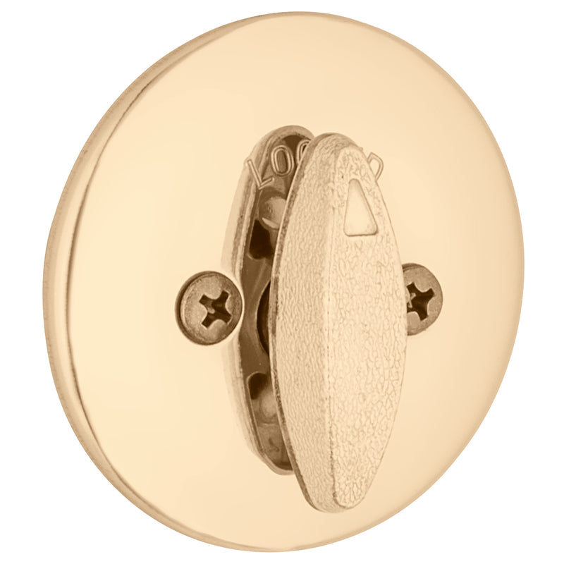 Kwikset SmartKey Polished Brass Metal Deadbolt