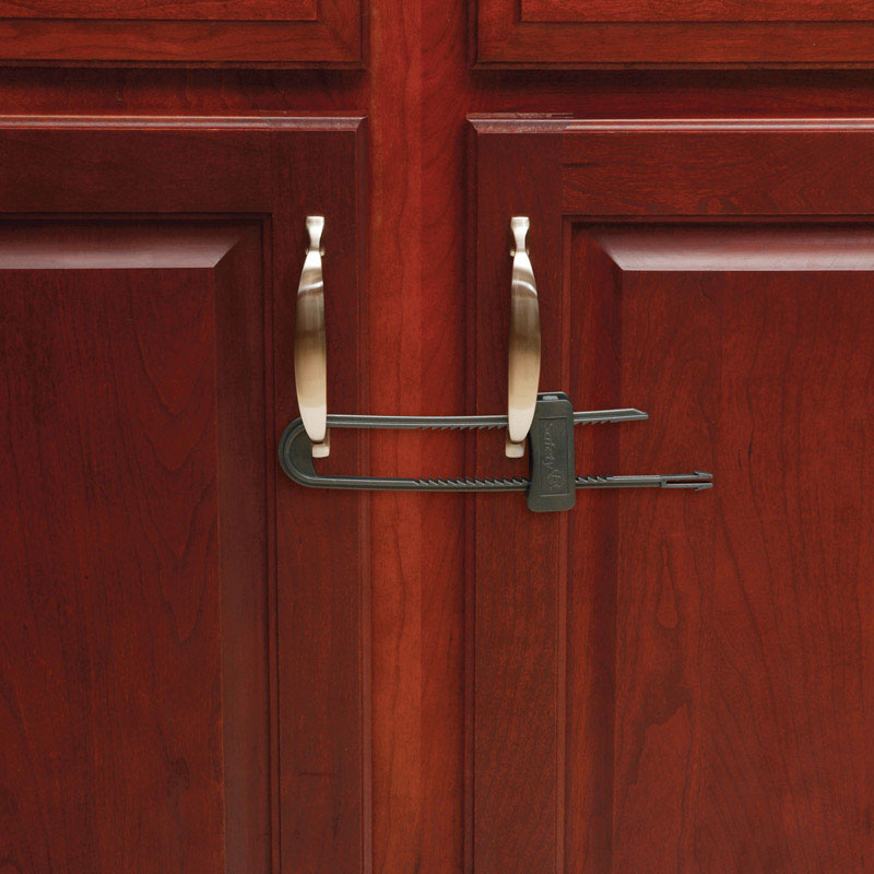 Safety 1st Black Plastic Decor Slide Lock 2 pk