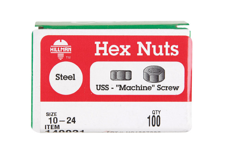 HEX MS NUTS Z  10-24