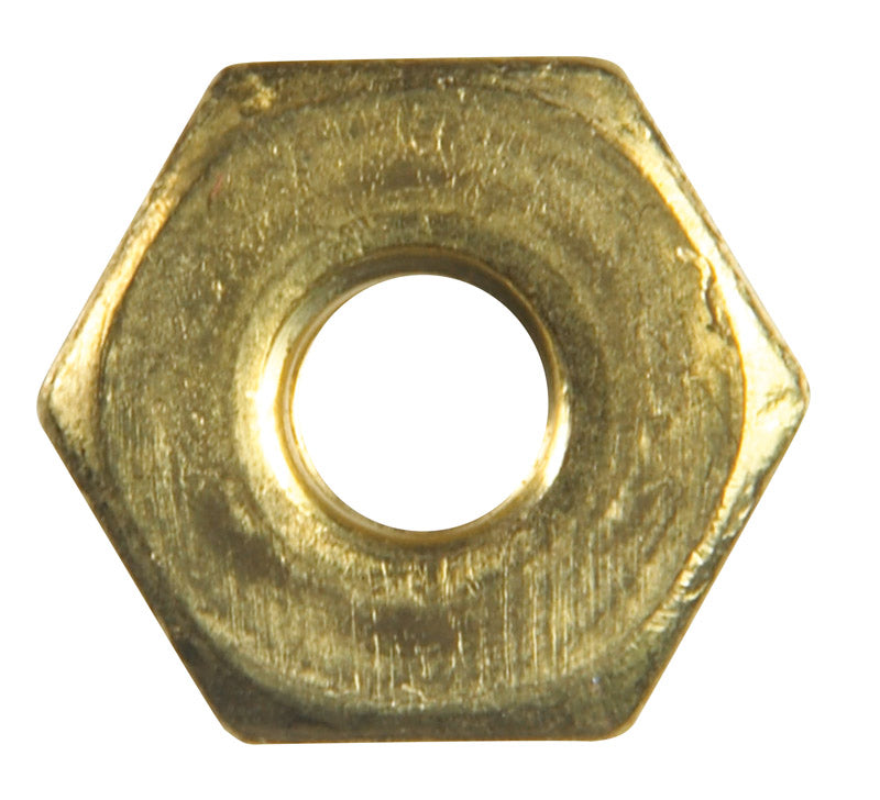 M/S NUTS BRASS   6-32