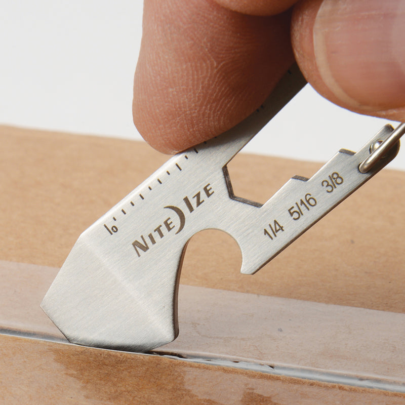 Nite Ize DoohicKey 1.8 in. D Stainless Steel Silver DoohicKey Multi Key Tool