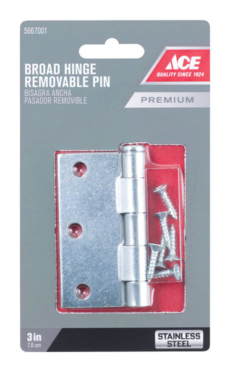 DOOR HINGE 3" SS 1PK