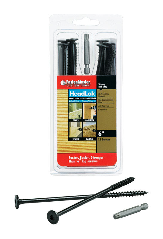 HEADLOK SCREW 6" 12PC