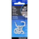 HOOK CUP 7/8"P WHT CD6