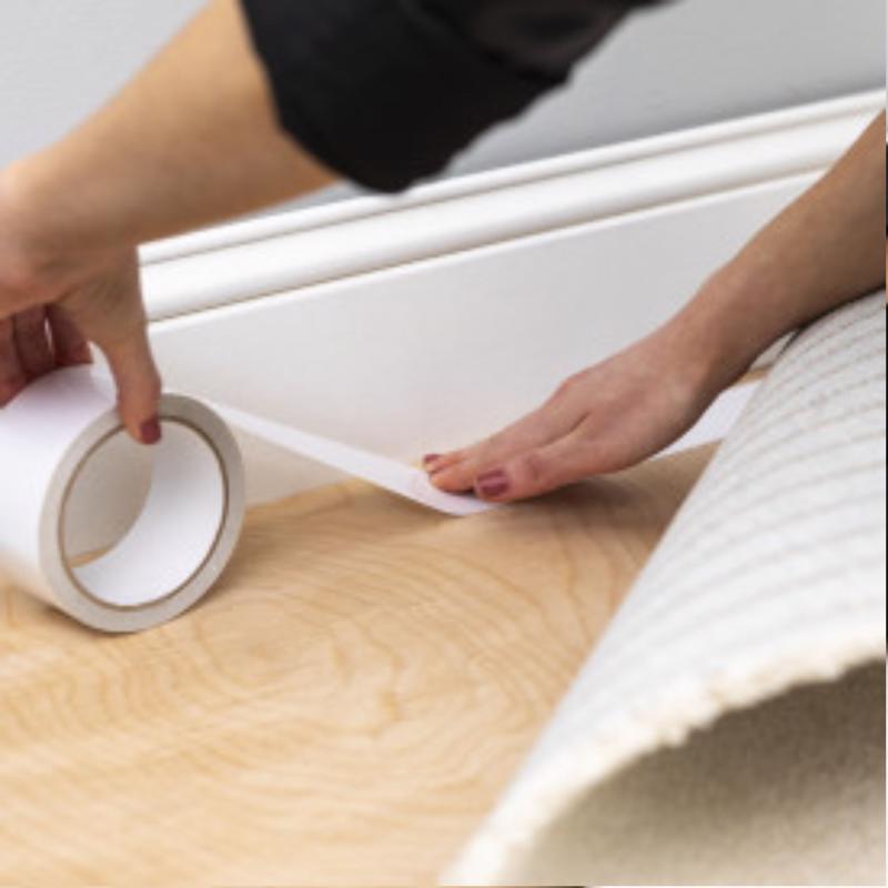 Duck 1.88 in. W X 75 ft. L Reversible Scrim Indoor Carpet Tape