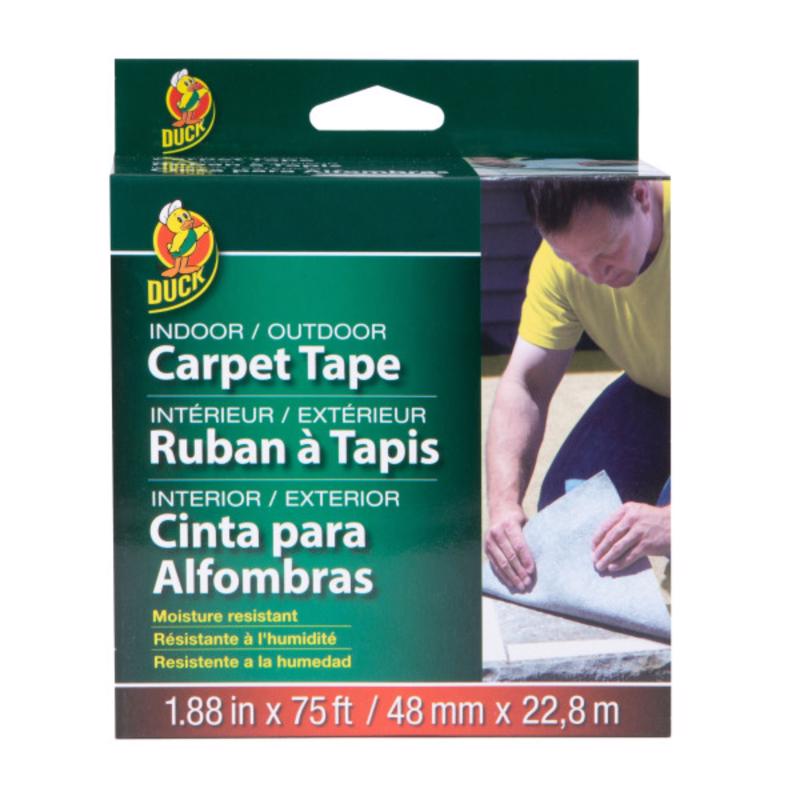 Duck 1.88 in. W X 75 ft. L Reversible Scrim Indoor and Outdoor Carpet Tape