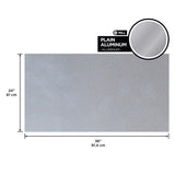 M-D 0.025 in. X 3 ft. W X 2 ft. L Mill Aluminum Sheet Metal
