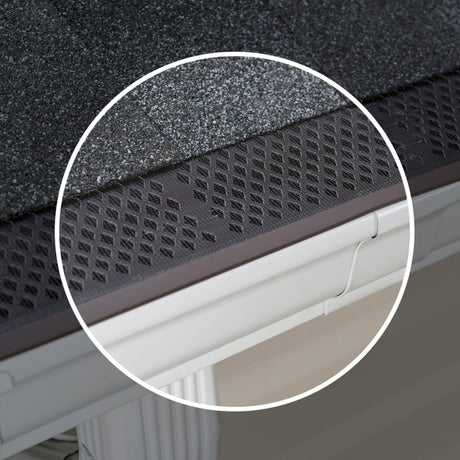 Amerimax 6.5 in. W X 36 in. L Brown Plastic Snap-in Filter