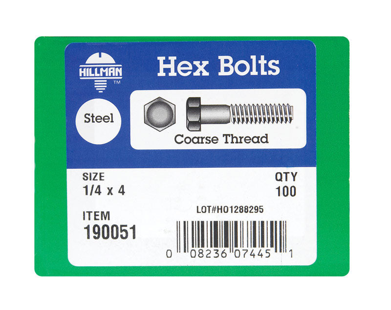 HX BOLTS USS Z 1/4X4