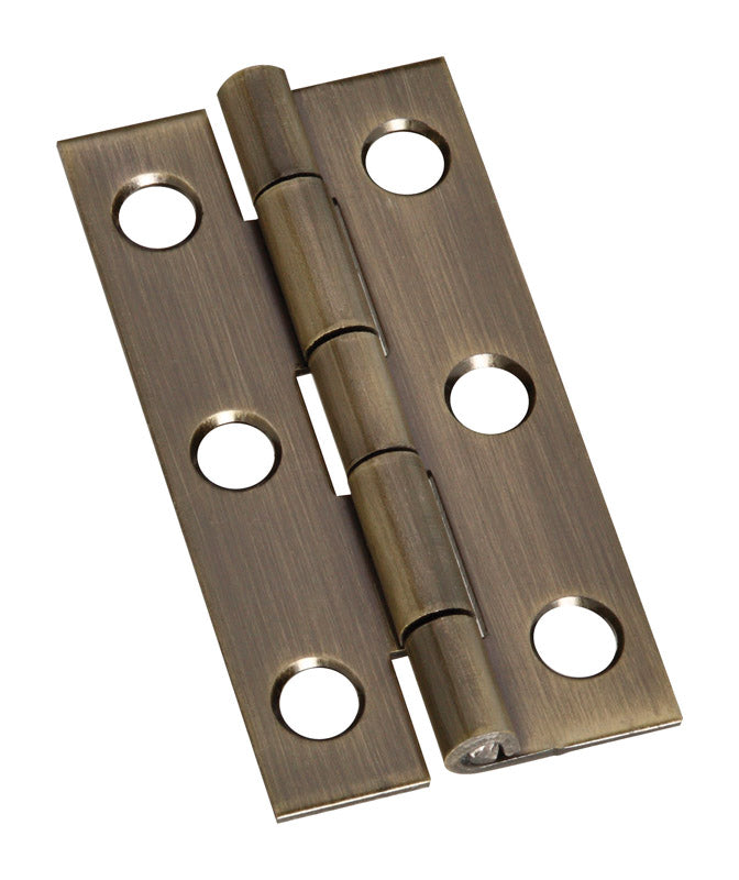 DECO HINGE ANT BRASS2X1"