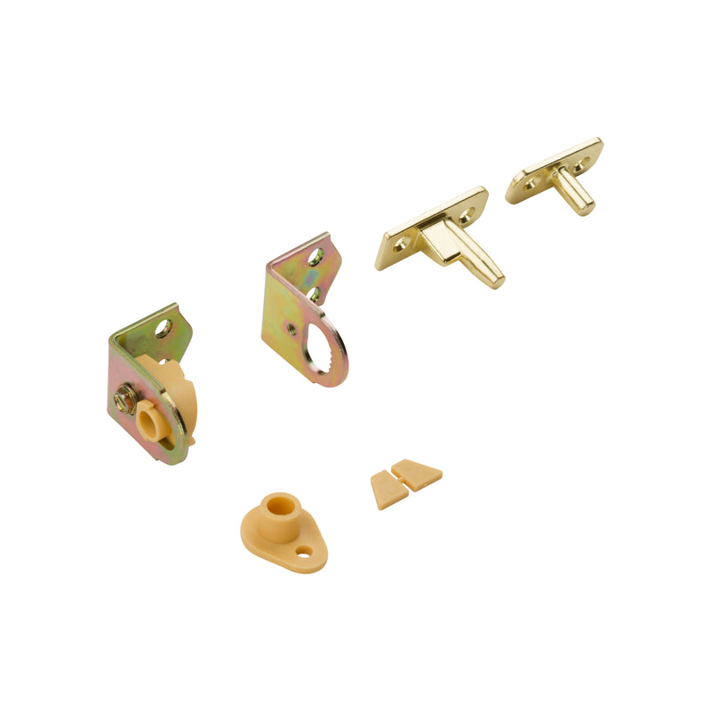 National Hardware Swing N Stay Brass Cafe Door Hinge 1 pk