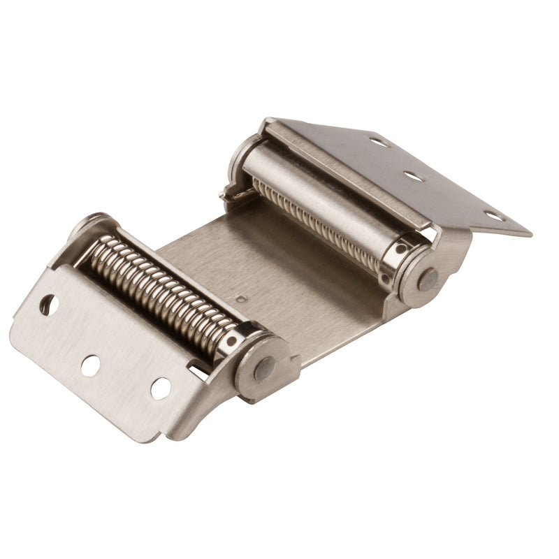 National Hardware 3 in. L Satin Nickel Double-Acting Spring Hinge 1 pk