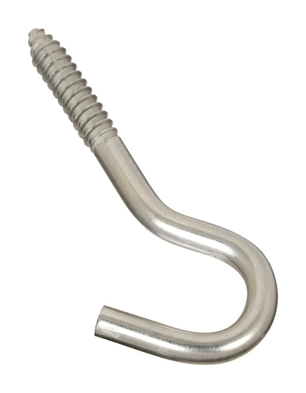 SCRW HOOK SS 3/8X4-7/8"