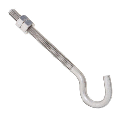 HOOK BOLT SS 5/16X5"