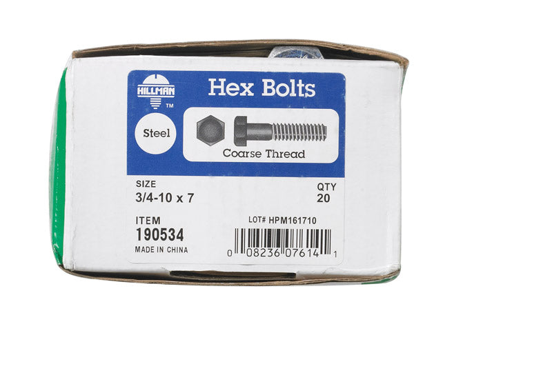 HX BOLTS USS Z 3/4X7