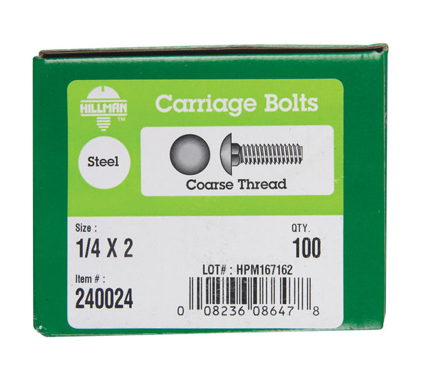 CARR SCREW Z 1/4X2