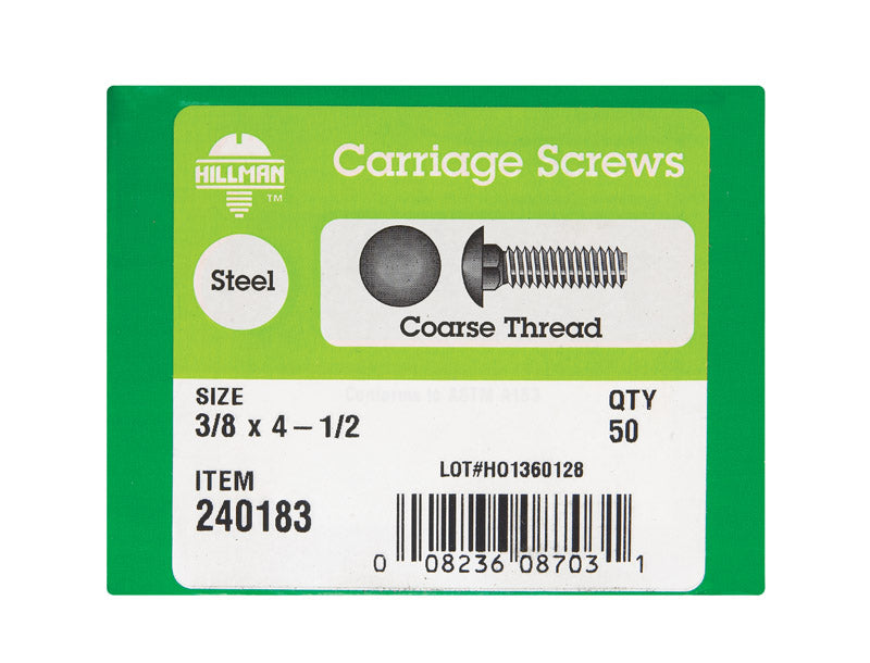 CARR SCREW Z 3/8X4 1/2