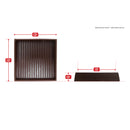 Ace Rubber Caster Cup Brown Square 3 in. W X 3 in. L 2 pk