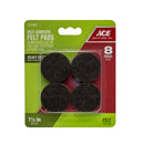 PAD FELT 1.5"ROUND 8PK