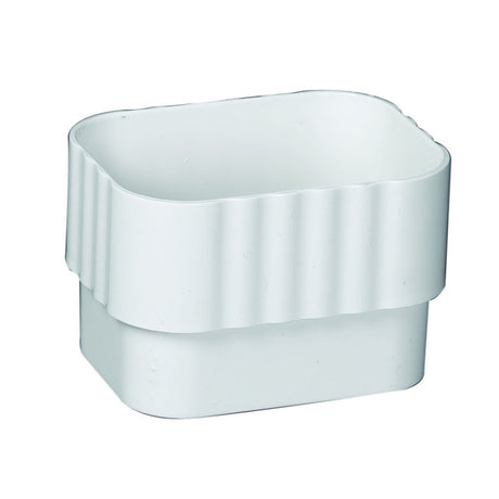 DOWNSPOUT CONNECTOR WHT