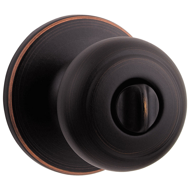 Kwikset Cove Venetian Bronze Privacy Knob Right or Left Handed