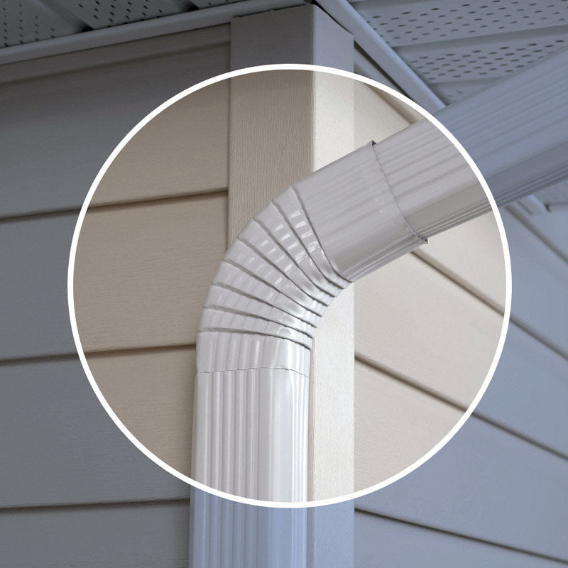 DOWNSPOUT"B"ELBOW2X3"WHT