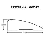 Alexandria Moulding 21/32 in. H X 2-7/32 in. W X 7 ft. L Unfinished Natural Pine Molding