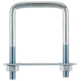 Hampton 5/16 in. X 2 in. W X 3 in. L Coarse Zinc-Plated Steel Square Bend U Bolt