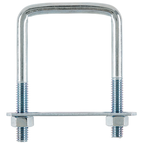Hampton 5/16 in. X 2 in. W X 3 in. L Coarse Zinc-Plated Steel Square Bend U Bolt