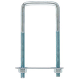 Hampton 5/16 in. X 2 in. W X 4-3/4 in. L Coarse Zinc-Plated Steel Square Bend U Bolt