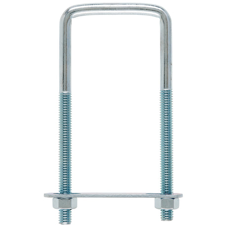 Hampton 5/16 in. X 2 in. W X 4-3/4 in. L Coarse Zinc-Plated Steel Square Bend U Bolt