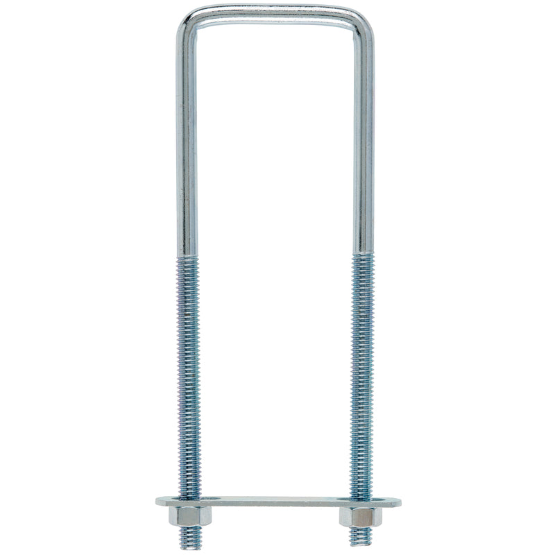 Hampton 5/16 in. X 2 in. W X 6-3/4 in. L Coarse Zinc-Plated Steel Square Bend U Bolt