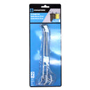 Crawford Zinc Plated Silver Steel 6 in. Peg Hooks 2 pk