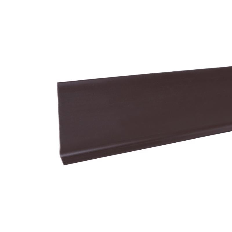 VINYL WALL BASE4"X4' BRN