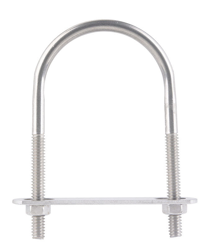 BOLT U 1/4"X2"X3.5" SS