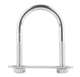 Hampton 5/16 in. X 1-3/4 in. W X 3 in. L Coarse Stainless Steel U-Bolt