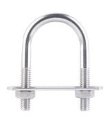 Hampton 5/16 in. X 1-3/8 in. W X 2-1/2 in. L Coarse Zinc-Plated Stainless Steel U-Bolt