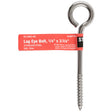 BOLT EYE LAG 1/4"X3.75SS