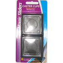 CASTR CUP SQ WAL2"4PK